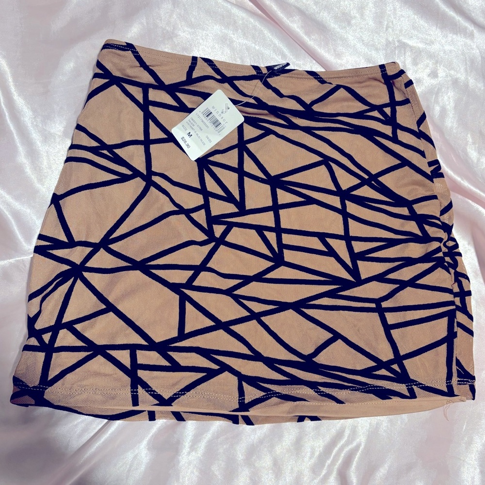 Windsor Patterned Mini Skirt